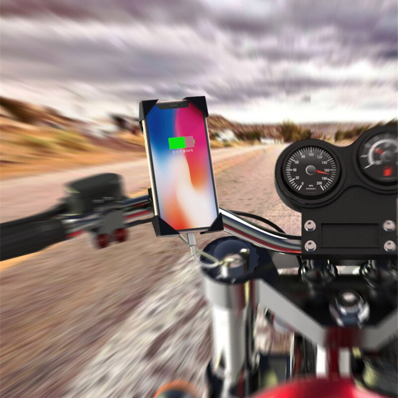 Moto Handlebar Cell Phone Holder for 4-6.5 inches